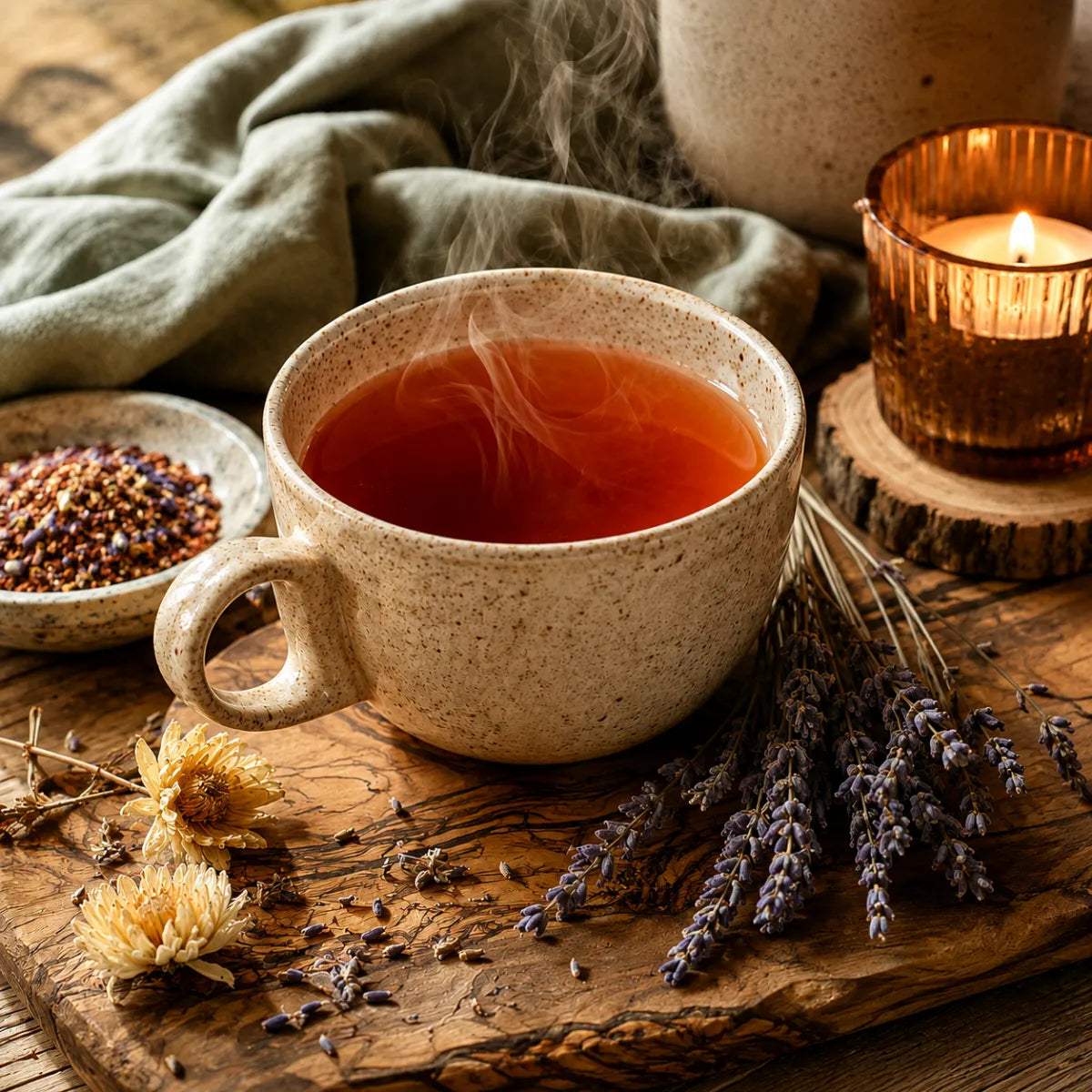Infusión Relajante Noche · Rooibos, Lavanda & Valeriana